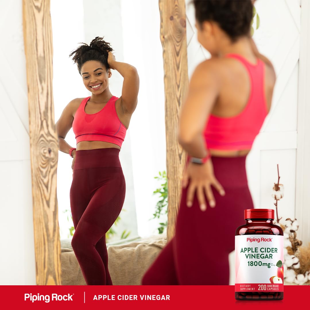 Piping Rock bottle on kitchen counter with glass of water, convenient daily use