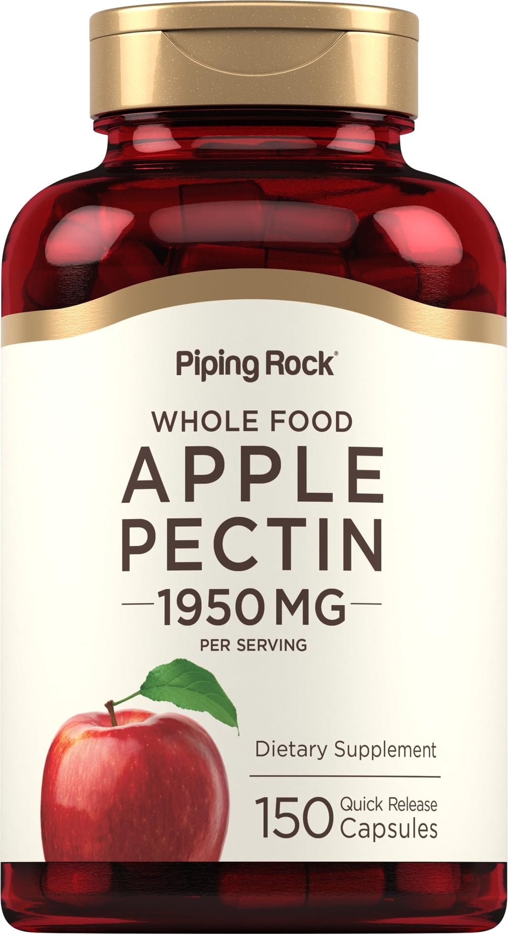 Piping Rock front packaging showing bottle and supplement name for clear identification