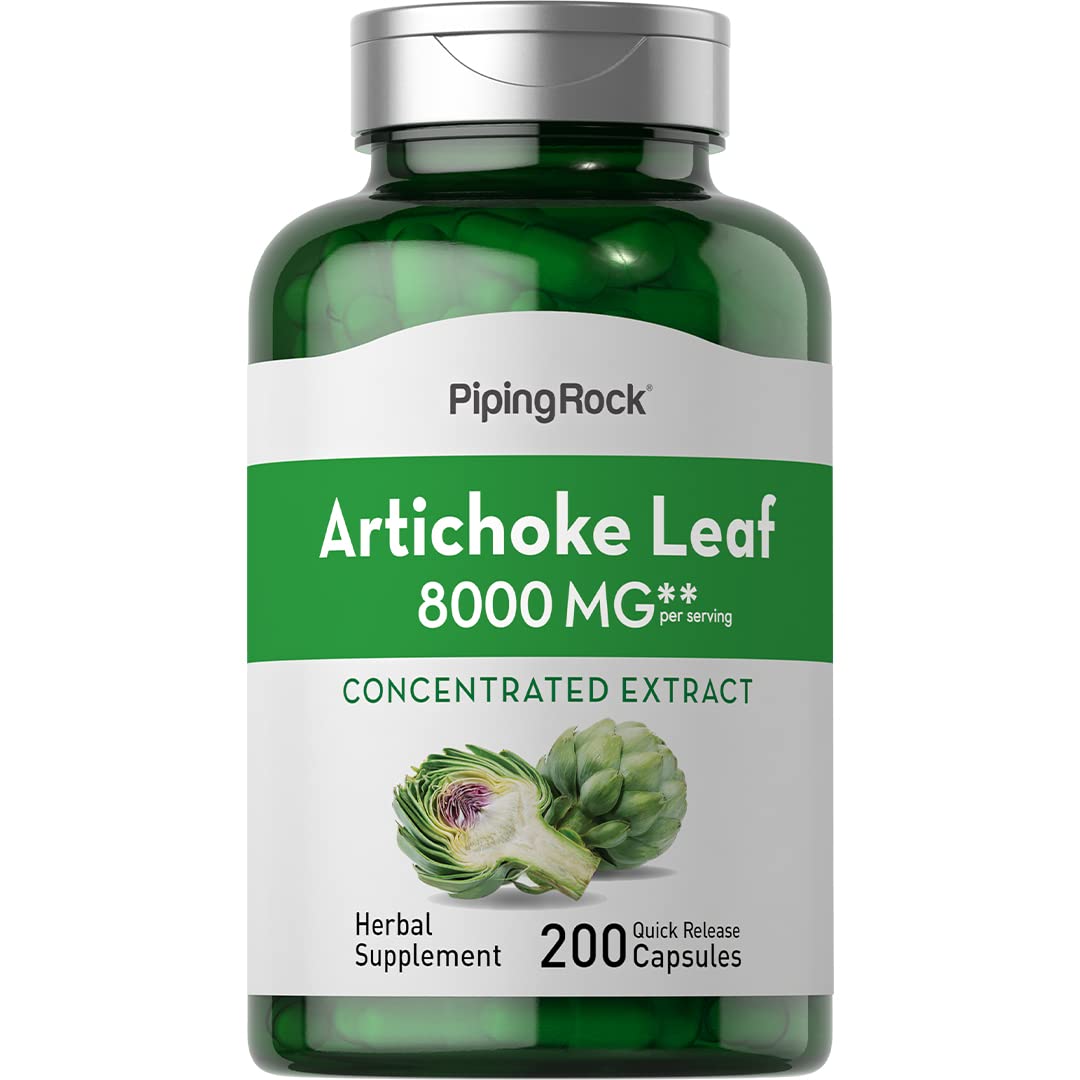 Piping Rock front bottle view showing product name and 200 capsules for convenience