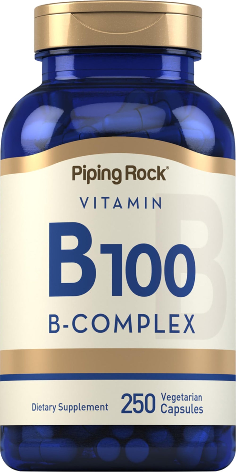Piping Rock front packaging showing bottle and label for clear identification and trust