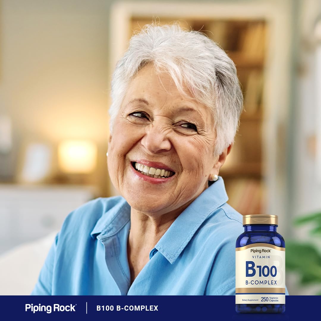 Piping Rock bottle on a breakfast table illustrating daily routine supplement use