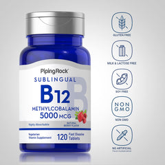Berry flavor B12 vitamin tablets
