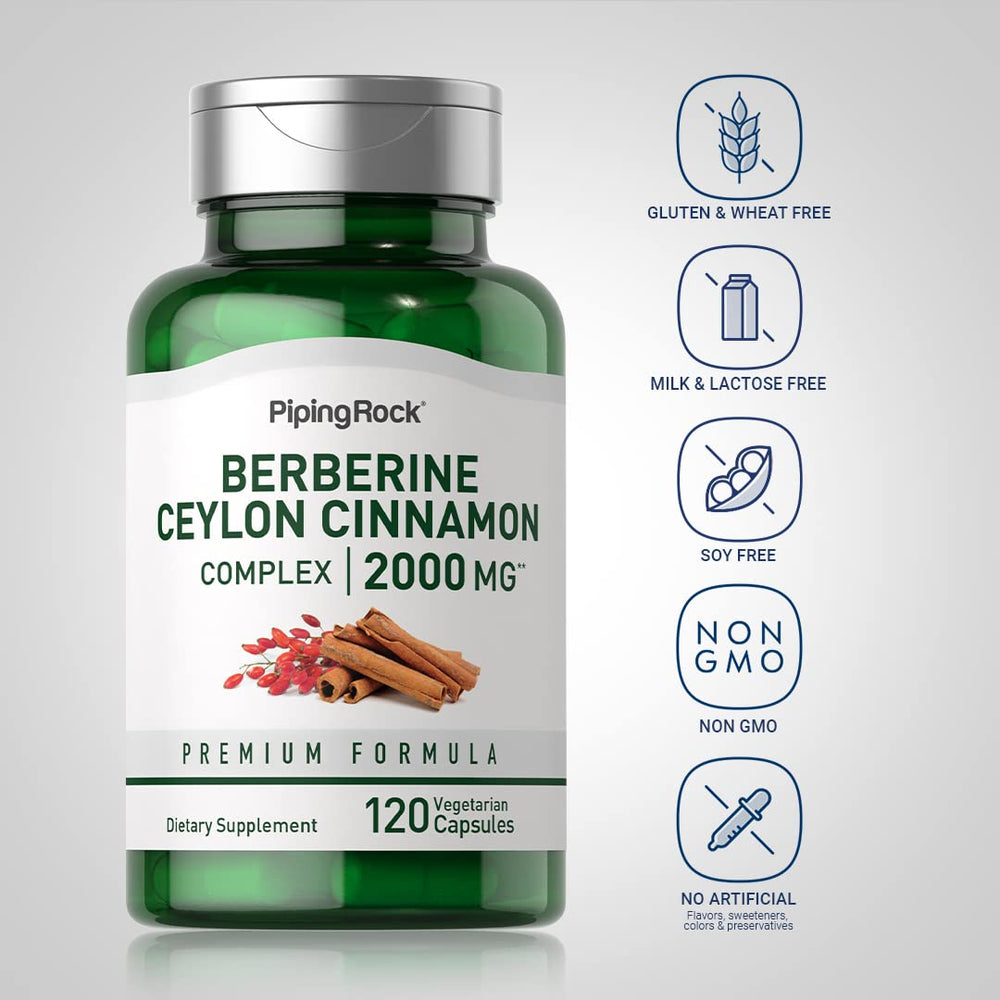 Piping Rock label and supplement facts highlighting ingredient transparency
