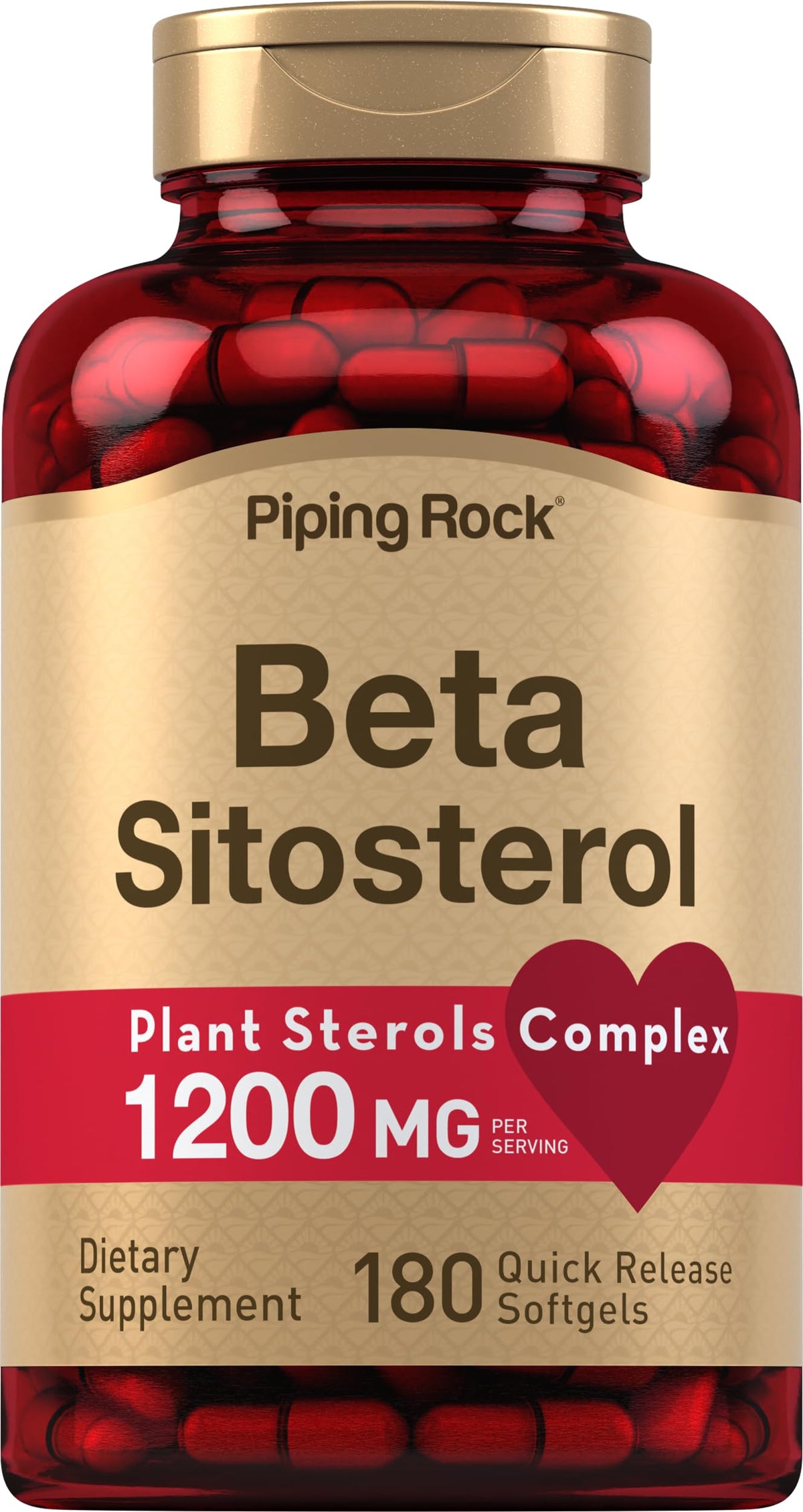 Piping Rock front bottle view showing label and product identity for clear buying decision