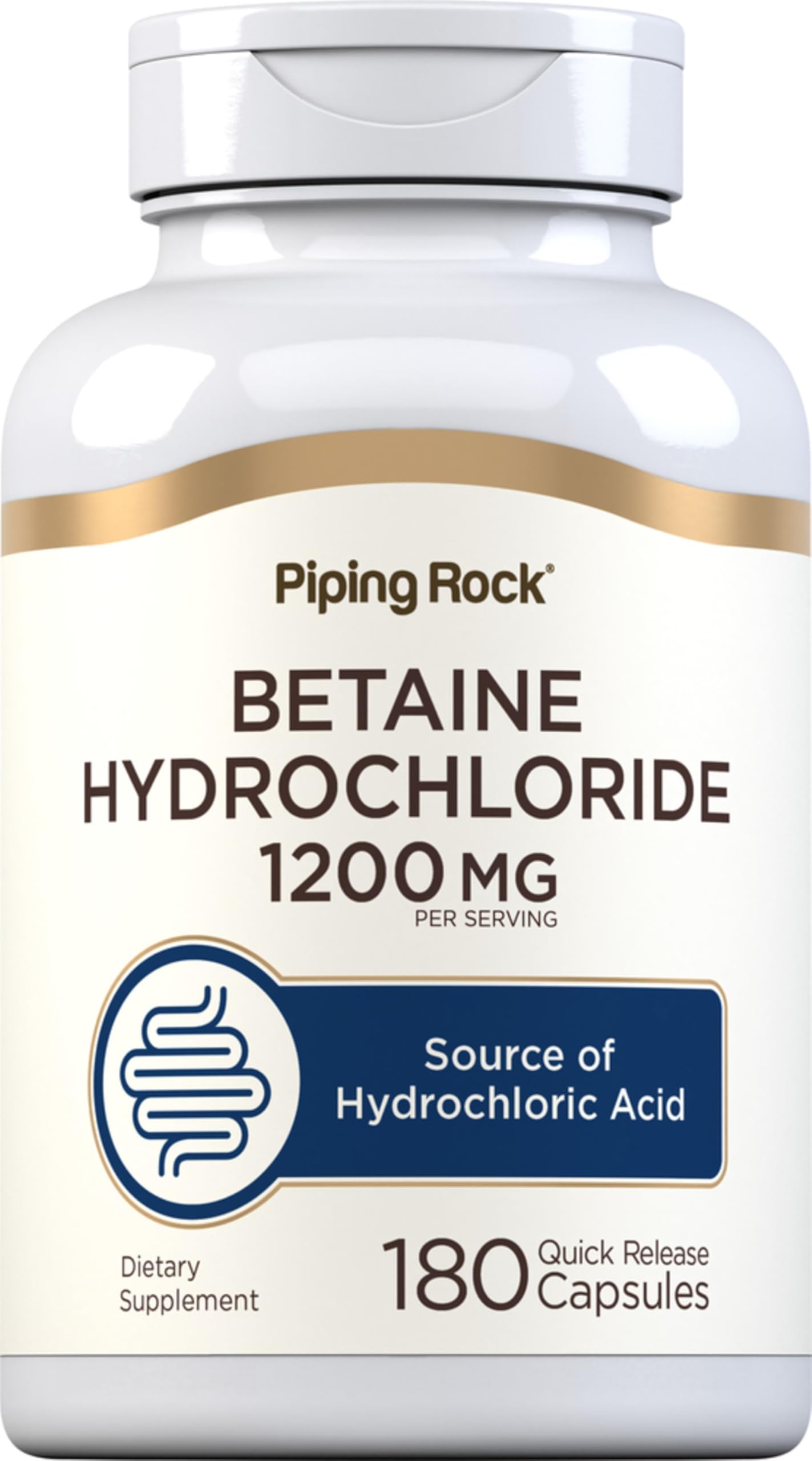 Piping Rock front packaging showing bottle and label for clear identification and trust