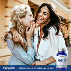 Piping Rock bottle on bathroom counter to show daily routine placement convenience