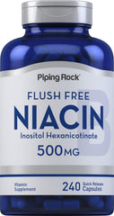 Piping Rock bottle front showing label and capsule count for easy identification