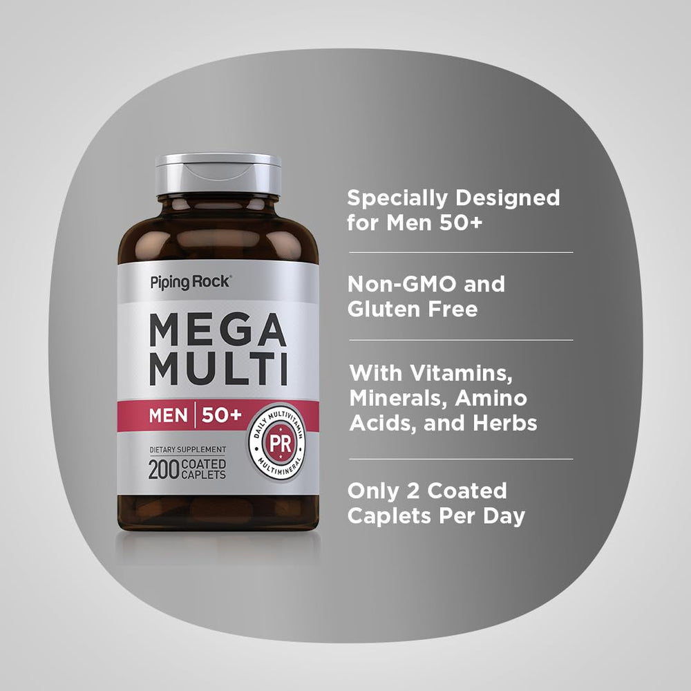 Piping Rock label detail highlighting Bio-Men’s and Amino Balanced blends