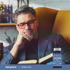 Piping Rock open bottle with softgels spilling to show bottle capacity and long supply