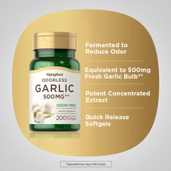Piping Rock bottle open with softgels visible demonstrating long supply benefit