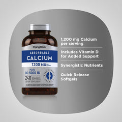 Piping Rock supplement facts label close-up, displaying nutrient transparency