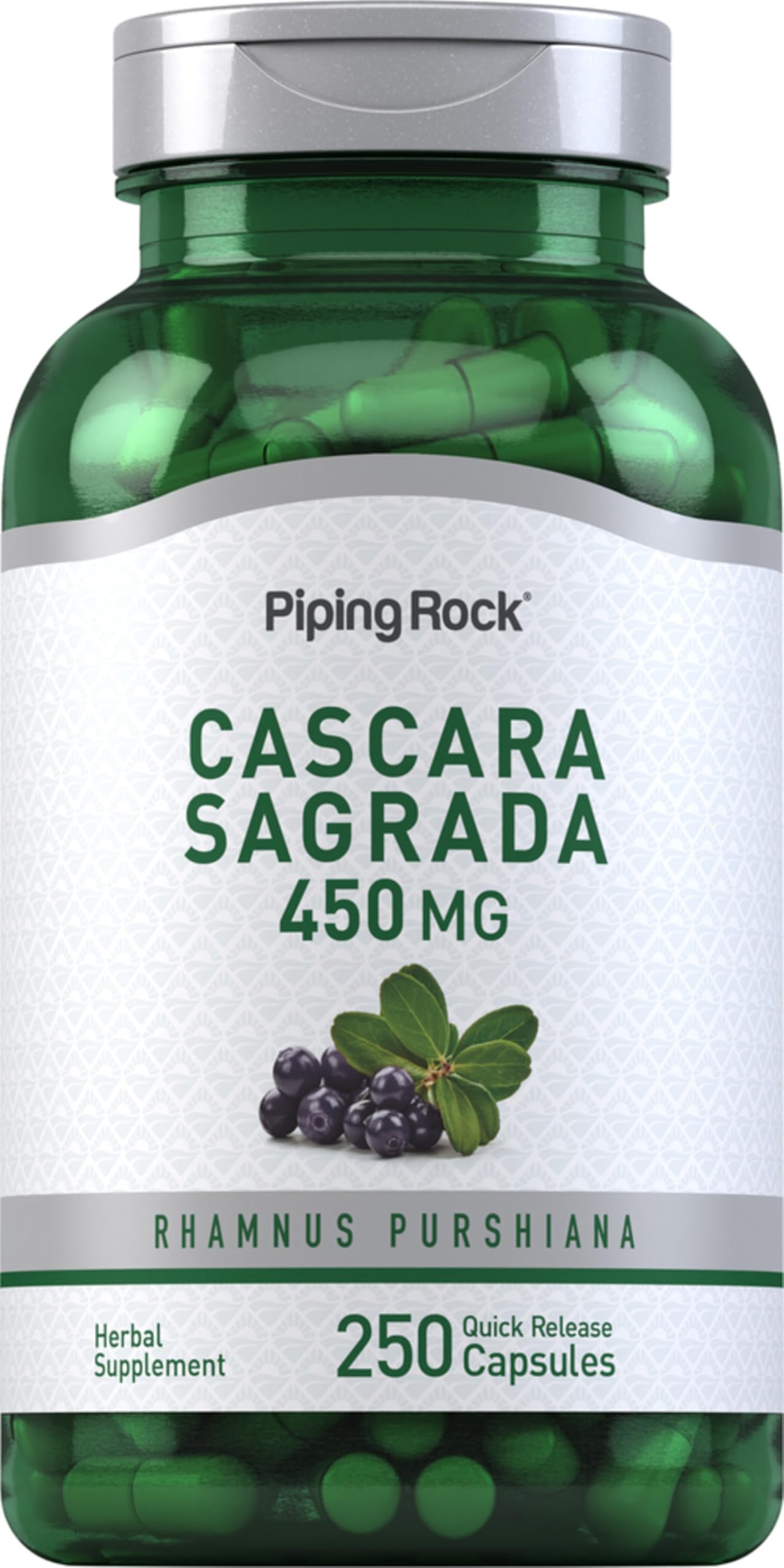 Piping Rock front bottle view showing label and bottle design benefits clarity