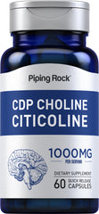 Piping Rock bottle front label showing product name and benefit of clear dosing