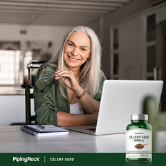 Piping Rock bottle beside a hand showing scale and long-lasting 240-count benefit