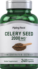 Piping Rock front packaging showing 240-capsule bottle and label clarity benefit