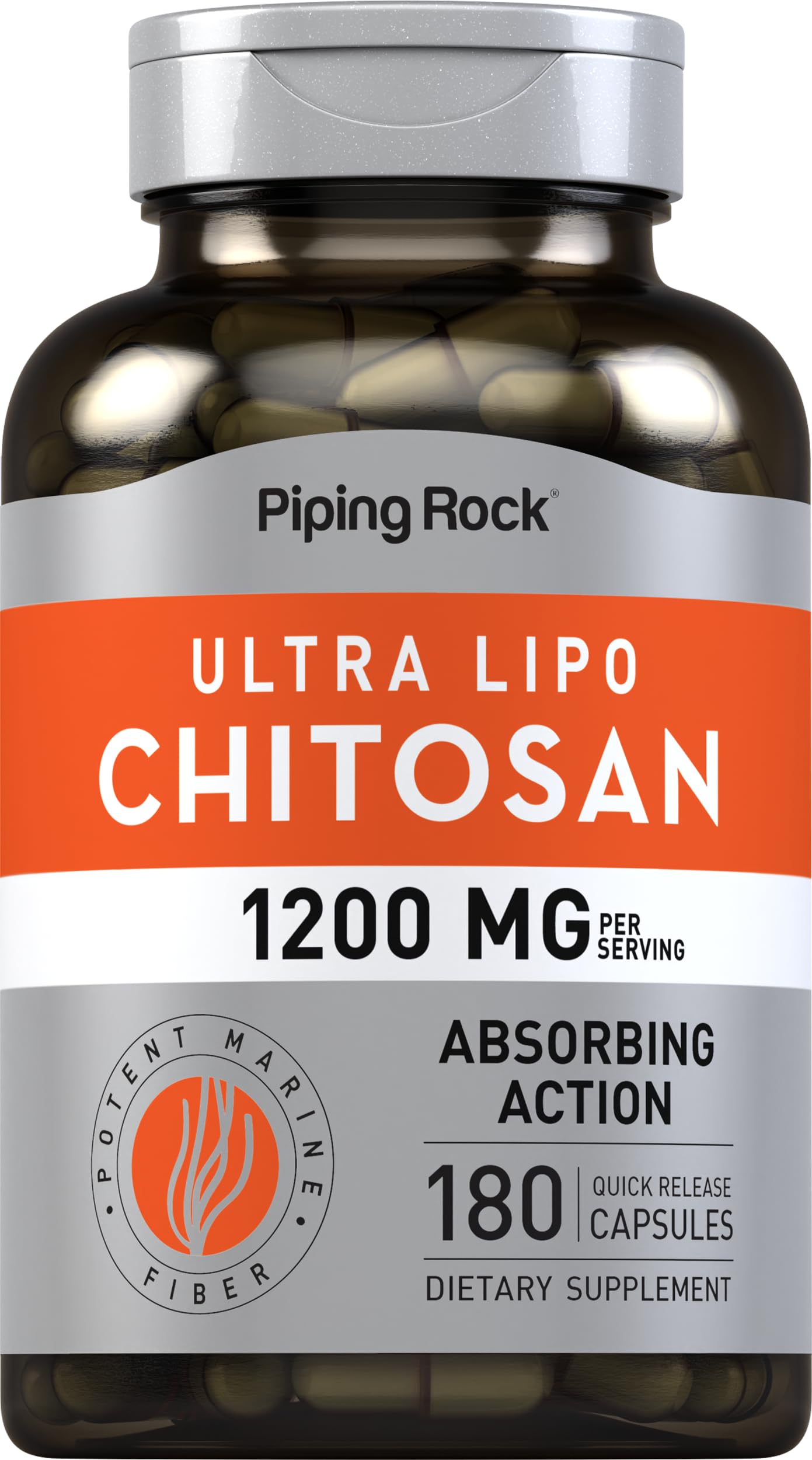 Piping Rock bottle front label showing product name and capsule count benefit