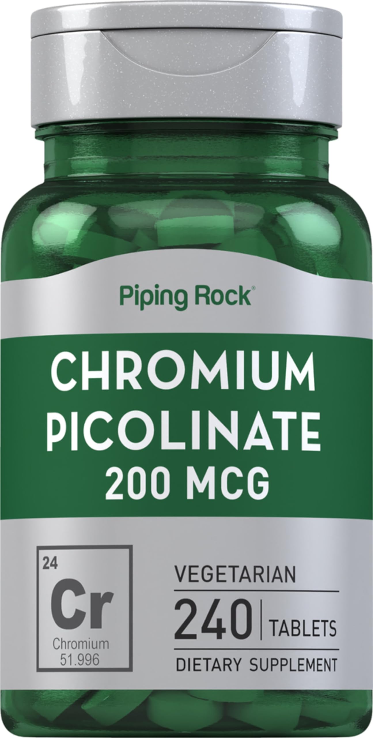 Piping Rock front packaging showing bottle and label for easy identification