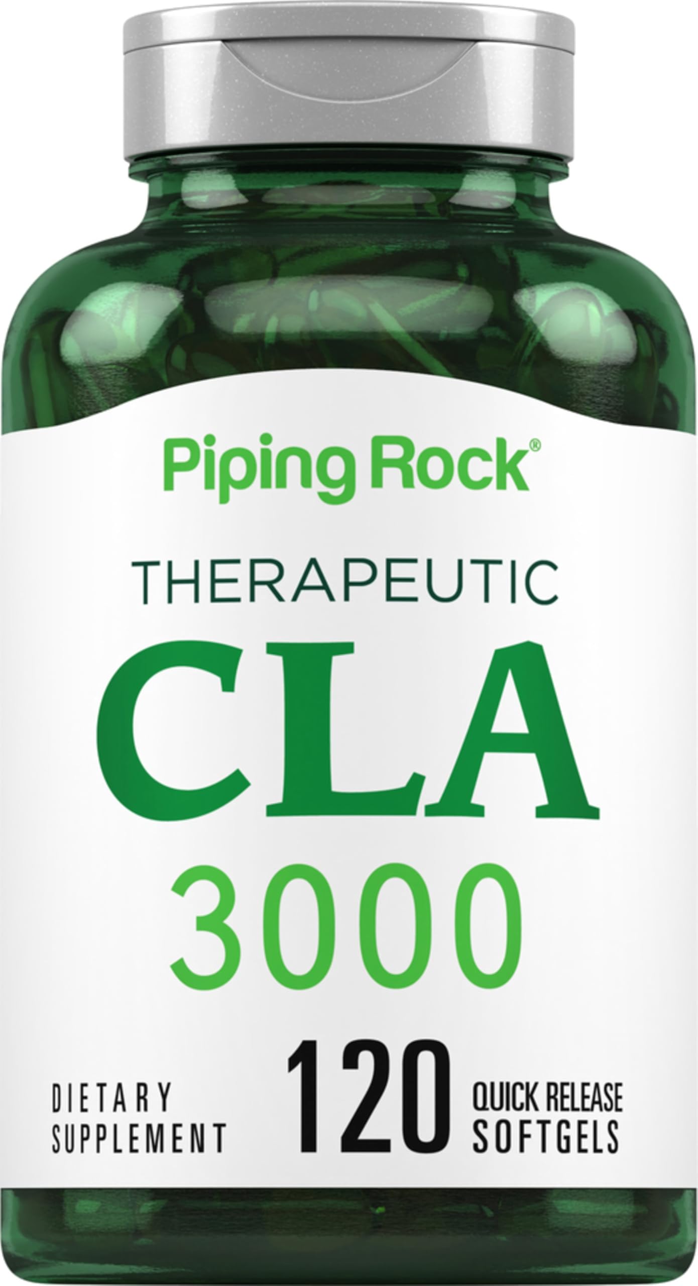 Piping Rock bottle front view showing label and serving information for easy identification