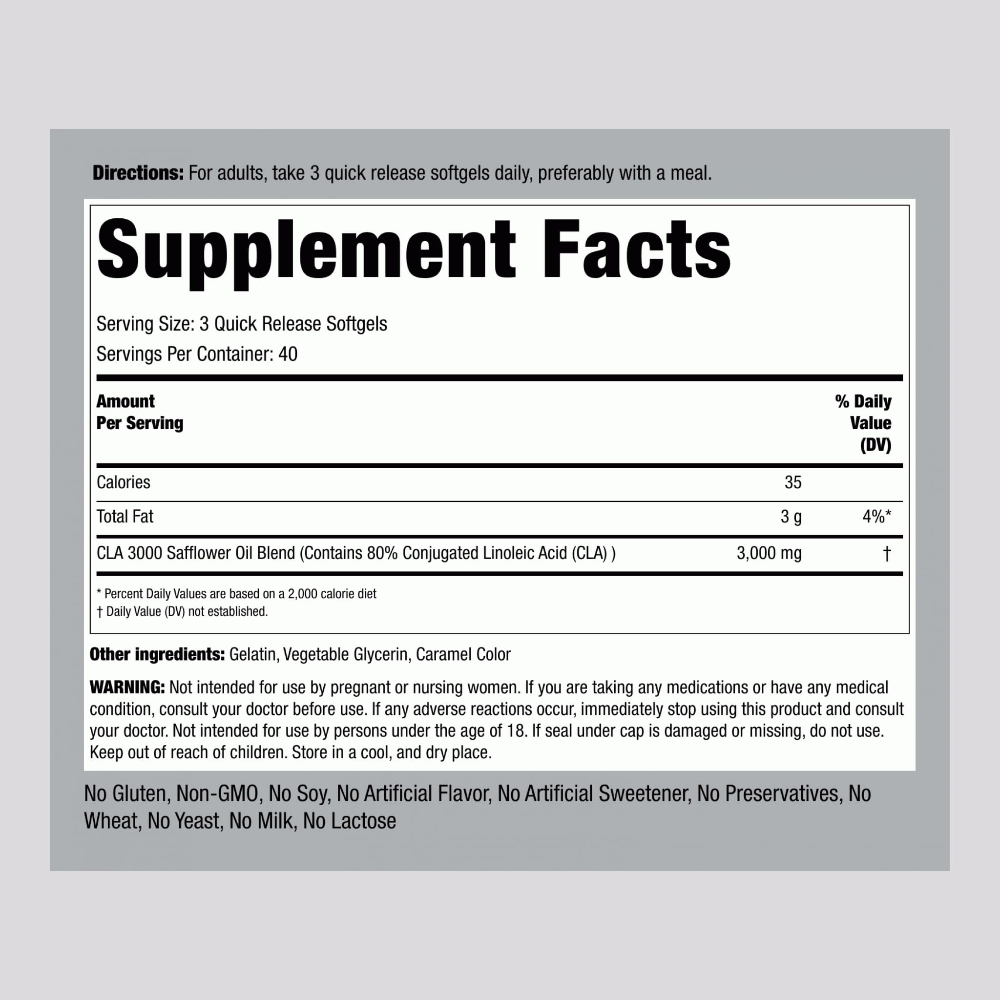 Piping Rock softgels close-up highlighting smooth quick-release surface for easier swallowing
