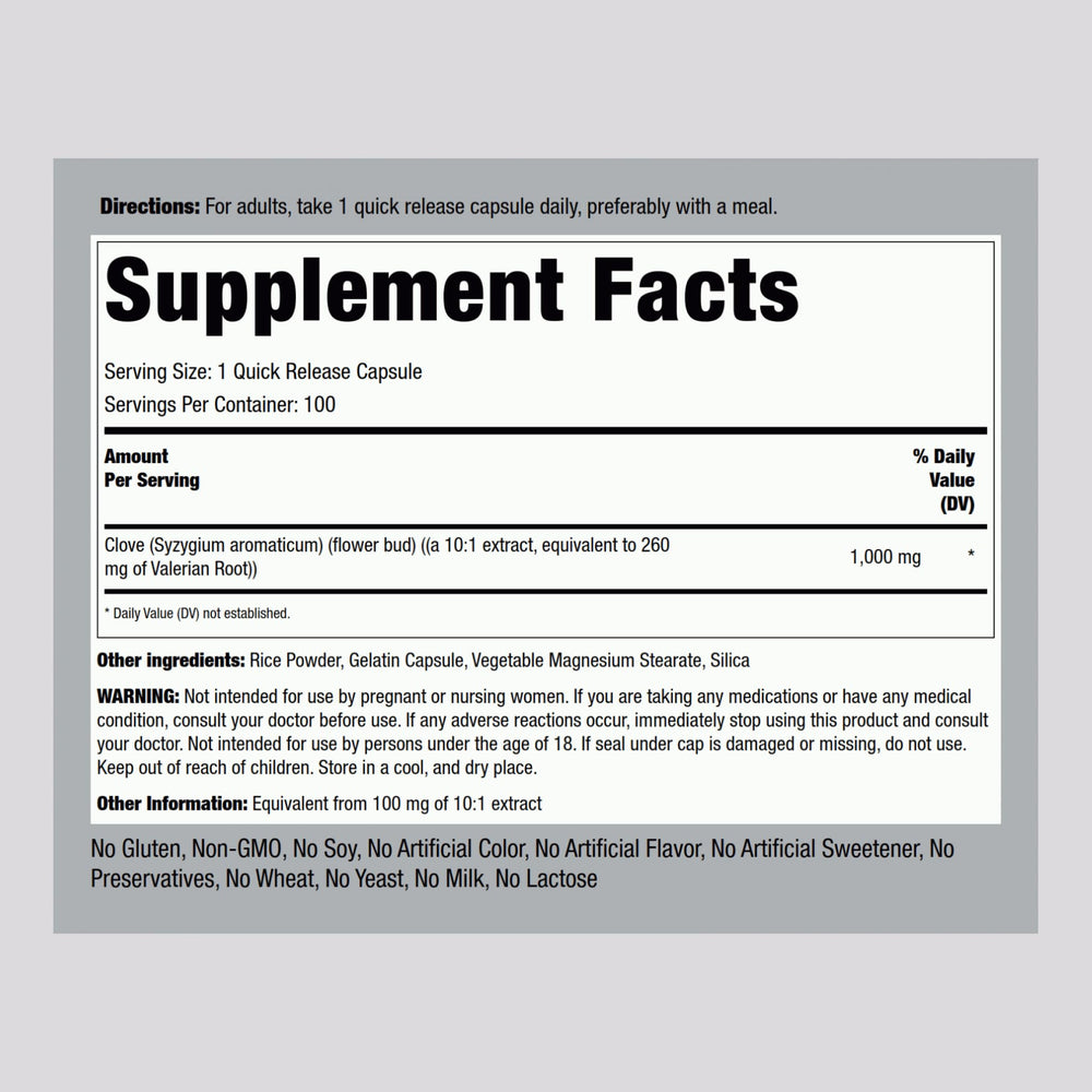 Piping Rock open bottle with visible capsules for easy daily dosing