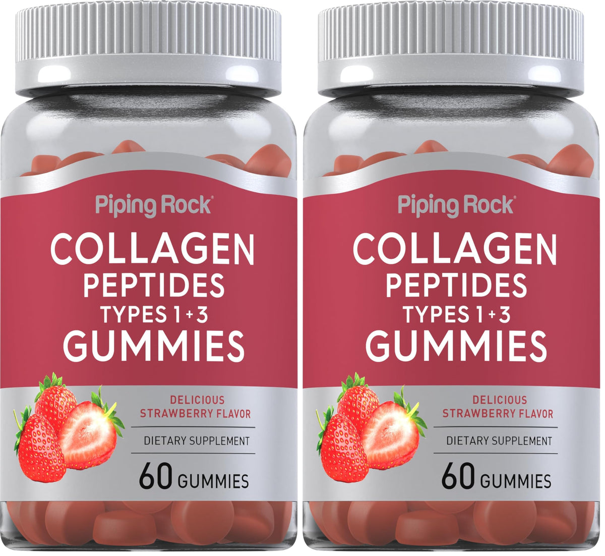 Piping Rock Collagen Gummies bottle