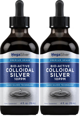 Piping Rock Colloidal Silver Drops bottle and box (4 oz, pack of 2)