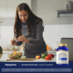 Piping Rock capsules next to a glass of water showing daily use convenience