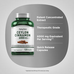 Close-up of concentrated cinnamon extract capsules