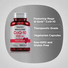 Graphic showing CoQ10 with black pepper extract