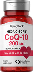 Piping Rock bottle front packaging showing product name and count, clear branding benefit