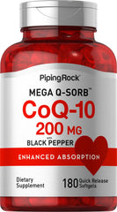Piping Rock bottle front label showing product name and count for clear identification