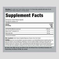 Product label showing Alpha Lipoic Acid and Non-GMO / Gluten Free