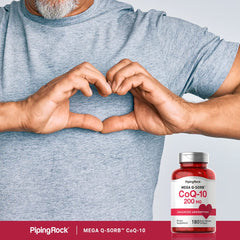 Piping Rock single softgel in hand demonstrating easy-to-swallow size and convenience
