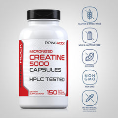 Piping Rock open bottle with capsules visible to show pill count and convenience