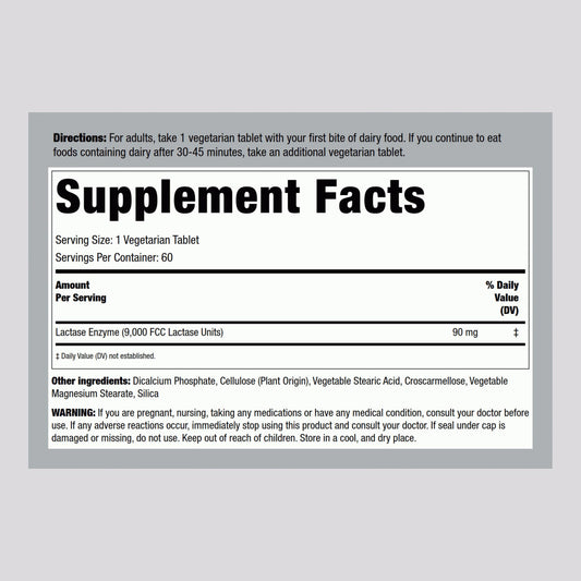Dairy Relief Pills tablets close-up