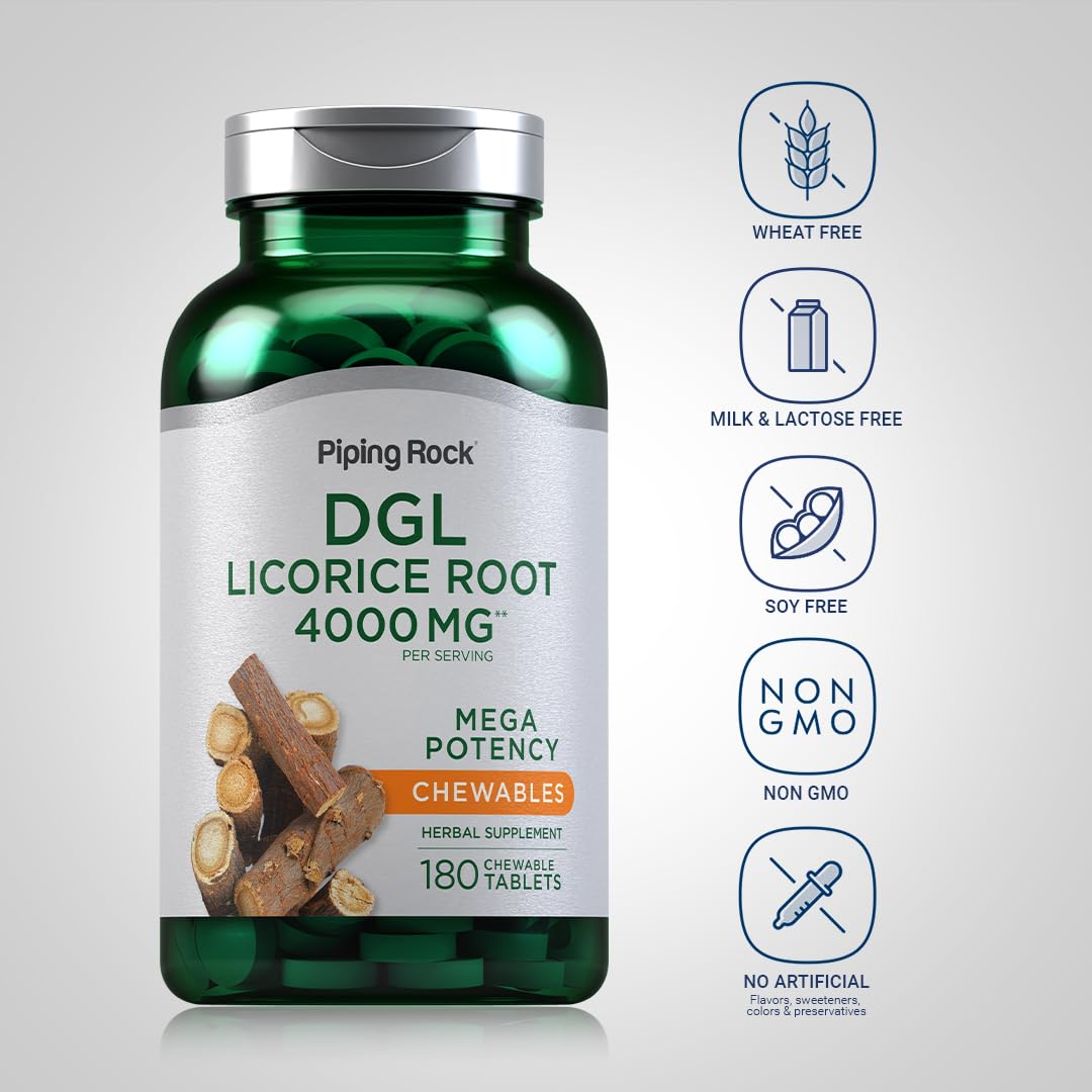 Piping Rock tablet texture close-up emphasizing concentrated extract quality