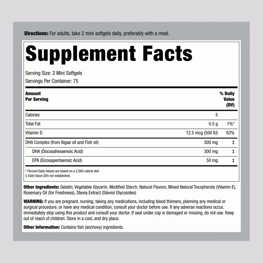 Piping Rock close-up of mini softgels showing smooth texture