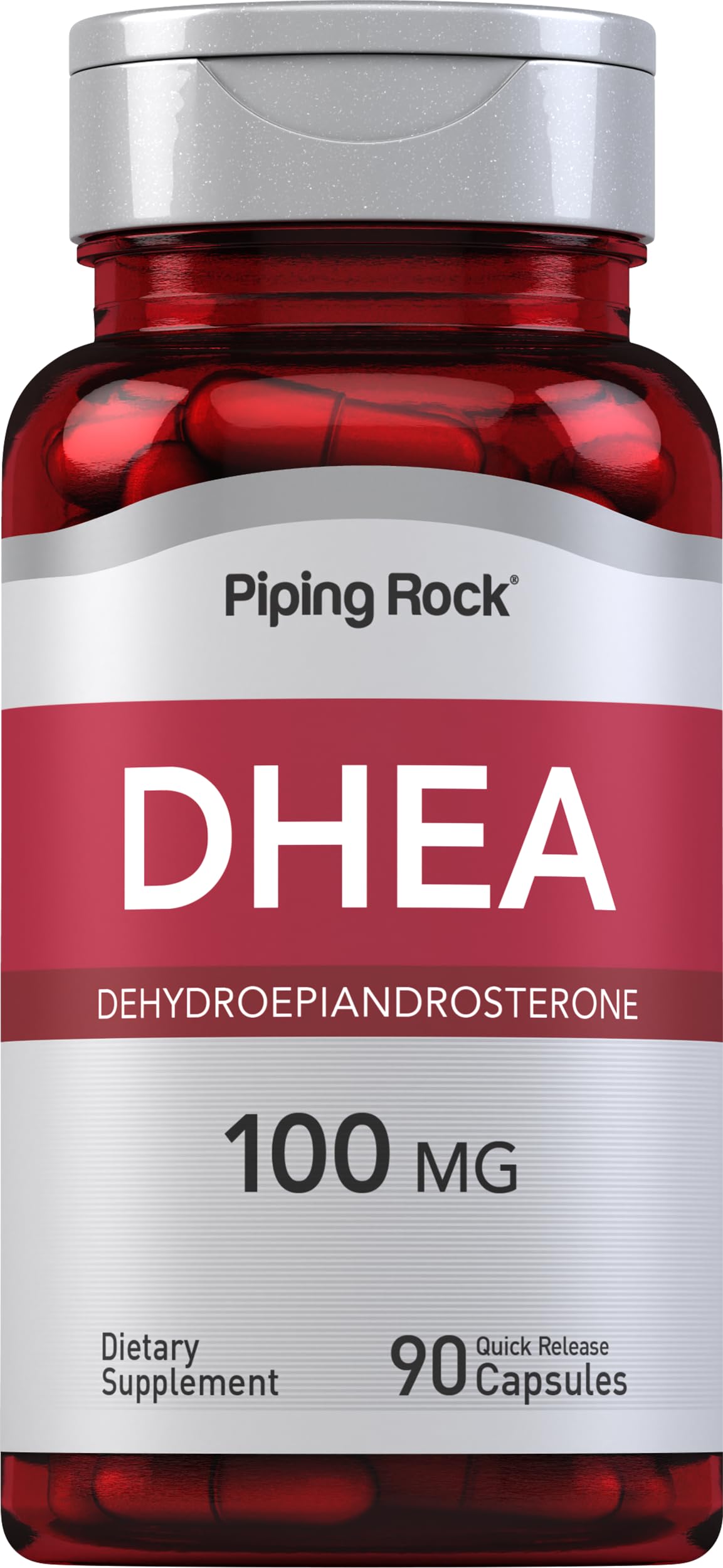 Piping Rock bottle front view showing label and capsule count benefit clarity