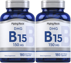 Piping Rock DMG Supplement B15 bottle - front view