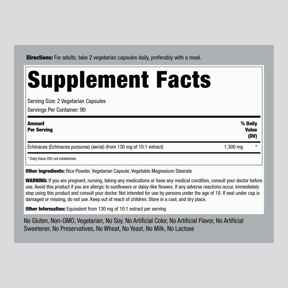 Piping Rock open bottle with capsules visible for easy daily dosing