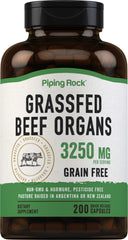Piping Rock front package showing organic elderberries and weight, clear labeling benefit