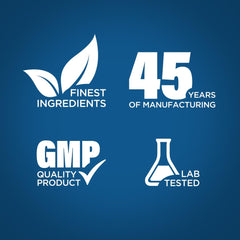 Piping Rock ingredient panel close-up highlighting full EAA profile and testing