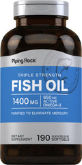 Piping Rock front packaging showing bottle and label for clear identification and benefit