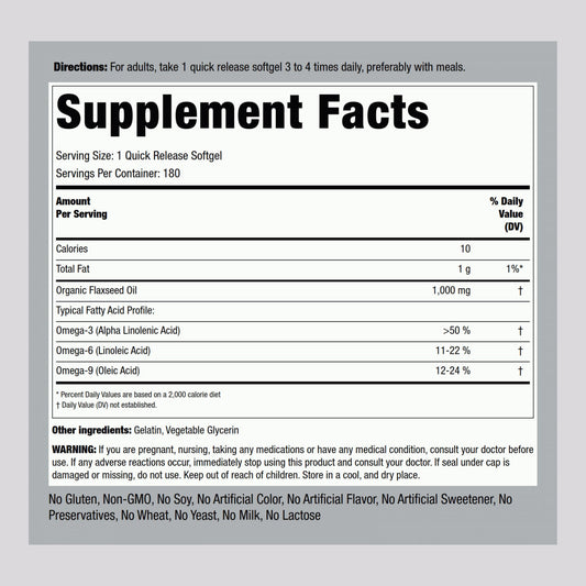Piping Rock close-up of softgels highlighting smooth quick-release capsules benefit