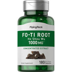 Piping Rock Fo-Ti front packaging showing bottle and label for easy identification