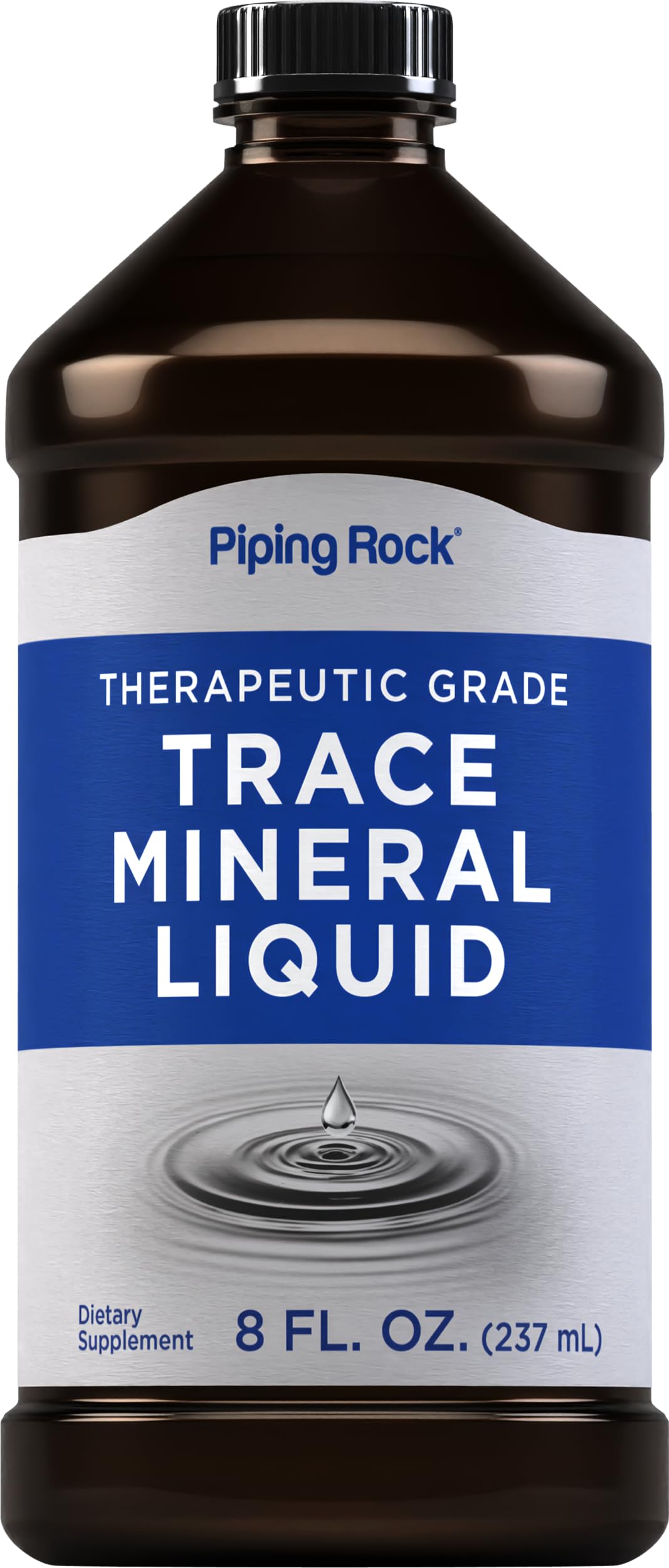 Piping Rock front label showing product name and benefits for easy identification