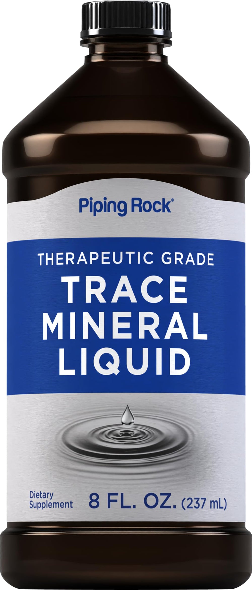 Piping Rock front label showing product name and benefits for easy identification