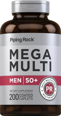 Piping Rock front packaging showing bottle and 200 caplets for long supply