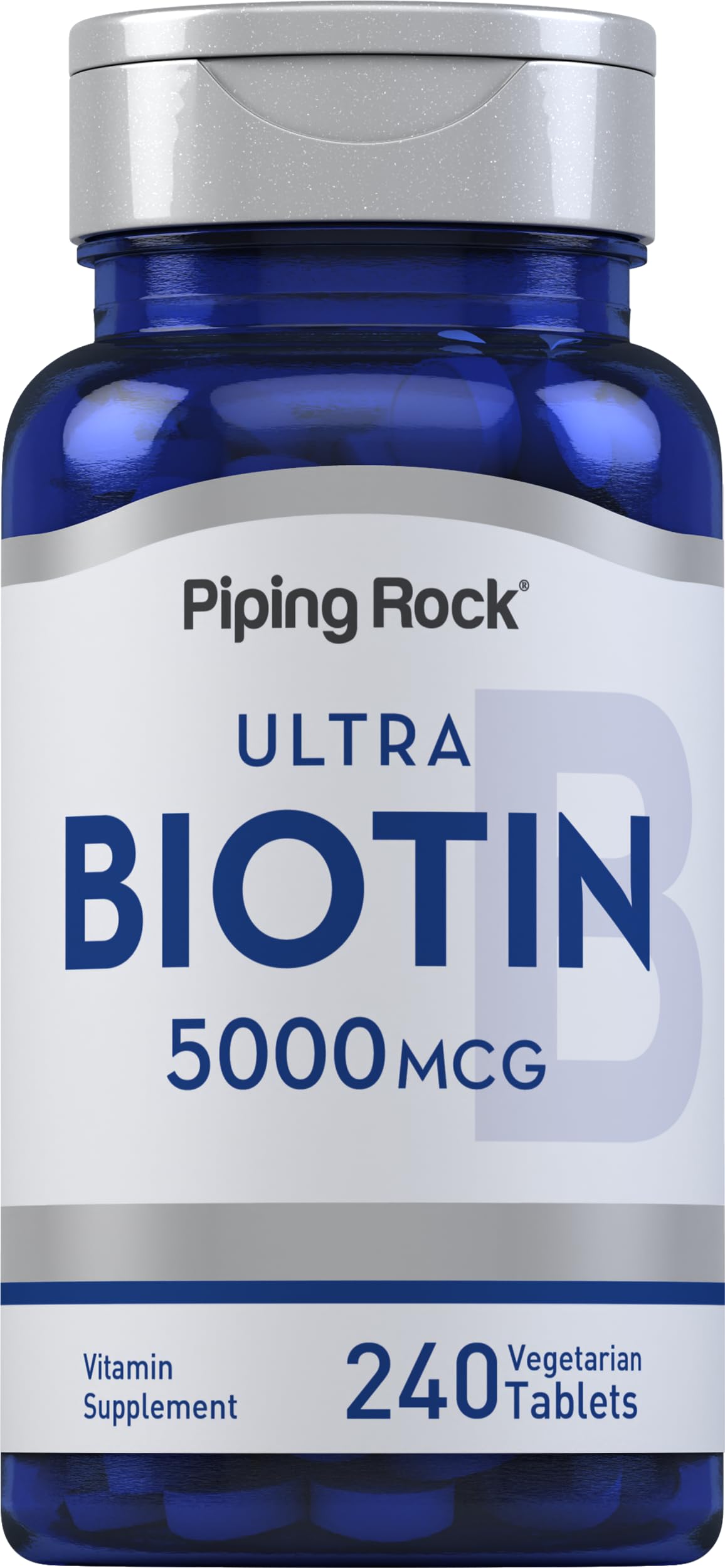 Piping Rock front packaging showing bottle and label for easy identification and storage