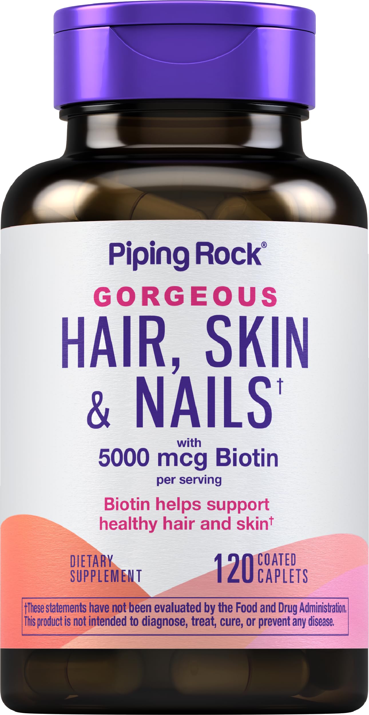 Piping Rock front packaging showing bottle and product benefit